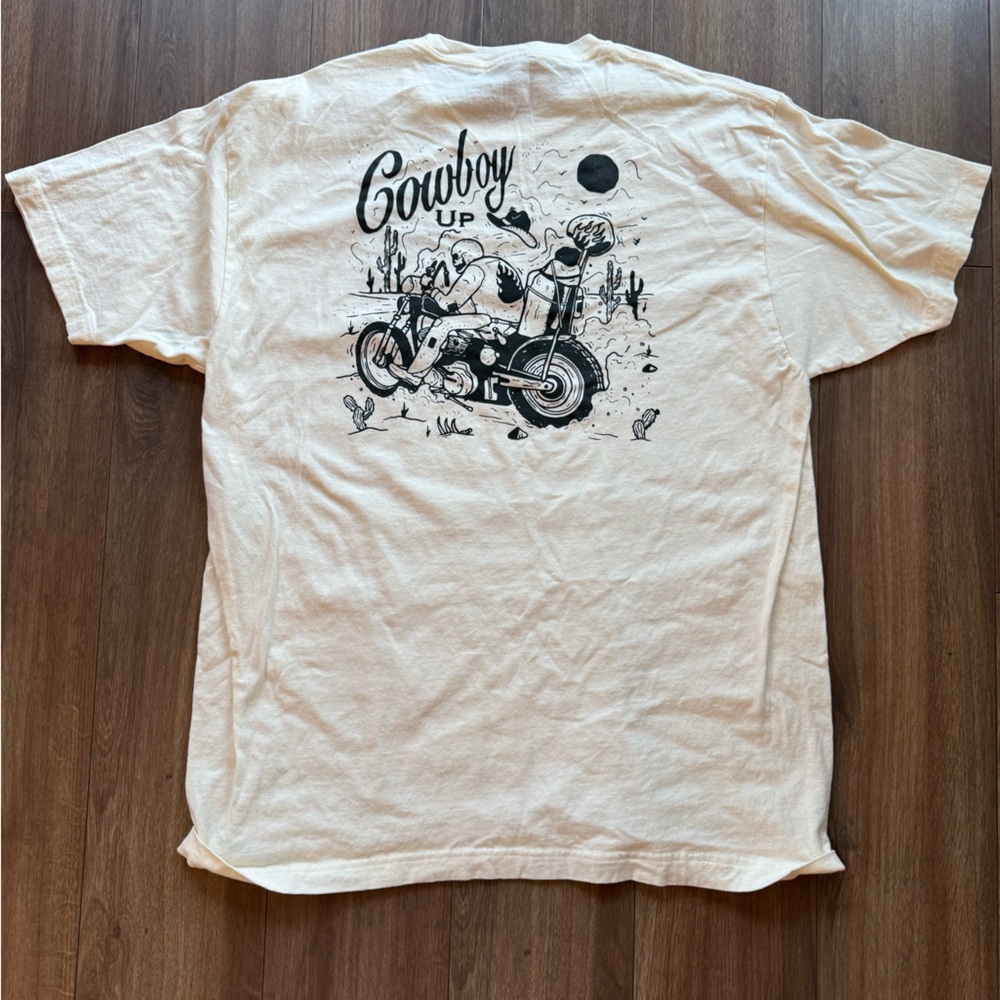 Cream Graphic Tee